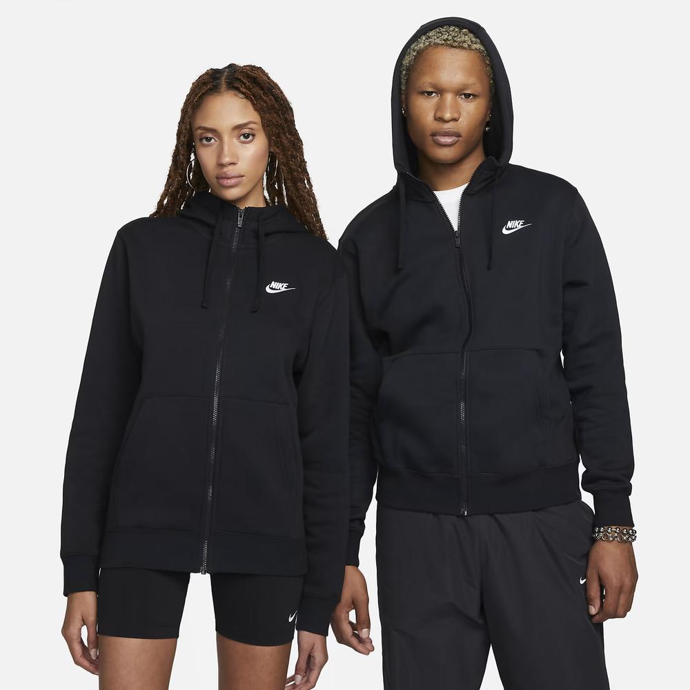 Mikina Nike NSW W Club Hoodie FZ BV2645-010 - černé