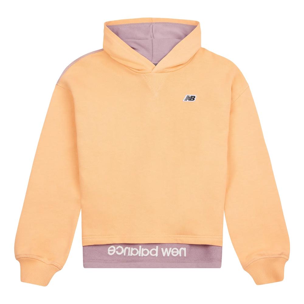 Dětské mikina New Balance LAKG0040PAE - oranžové