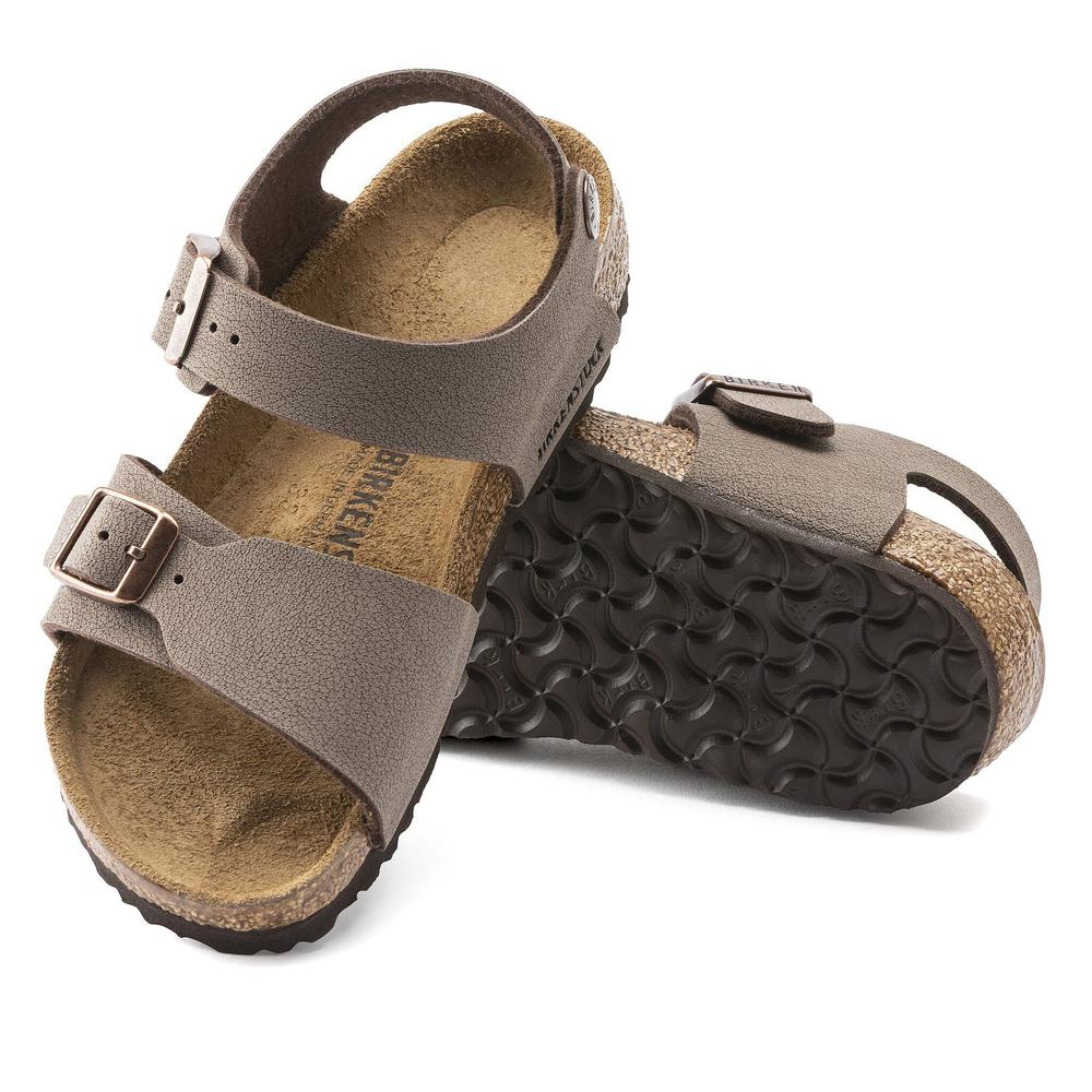 Dětské sandále Birkenstock New York 87783 - hnědé