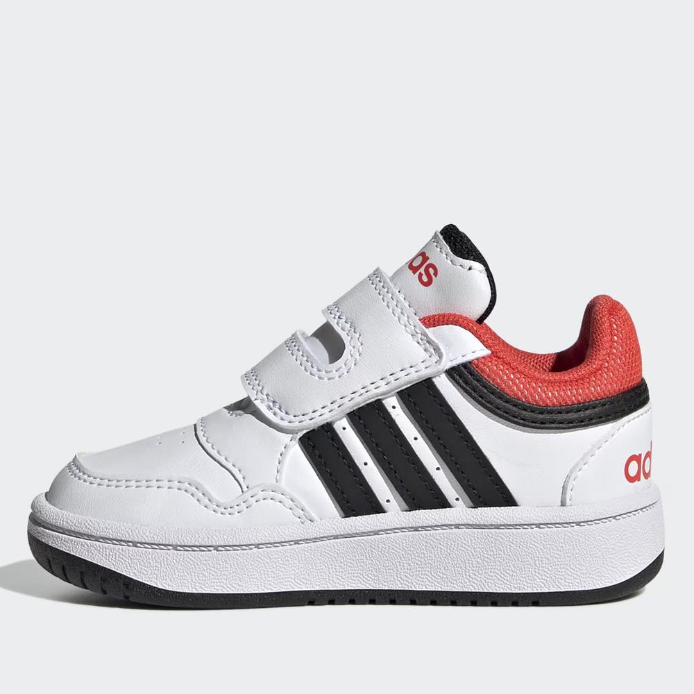Boty dětské adidas Hoops 3.0 CF I H03860 - bílé