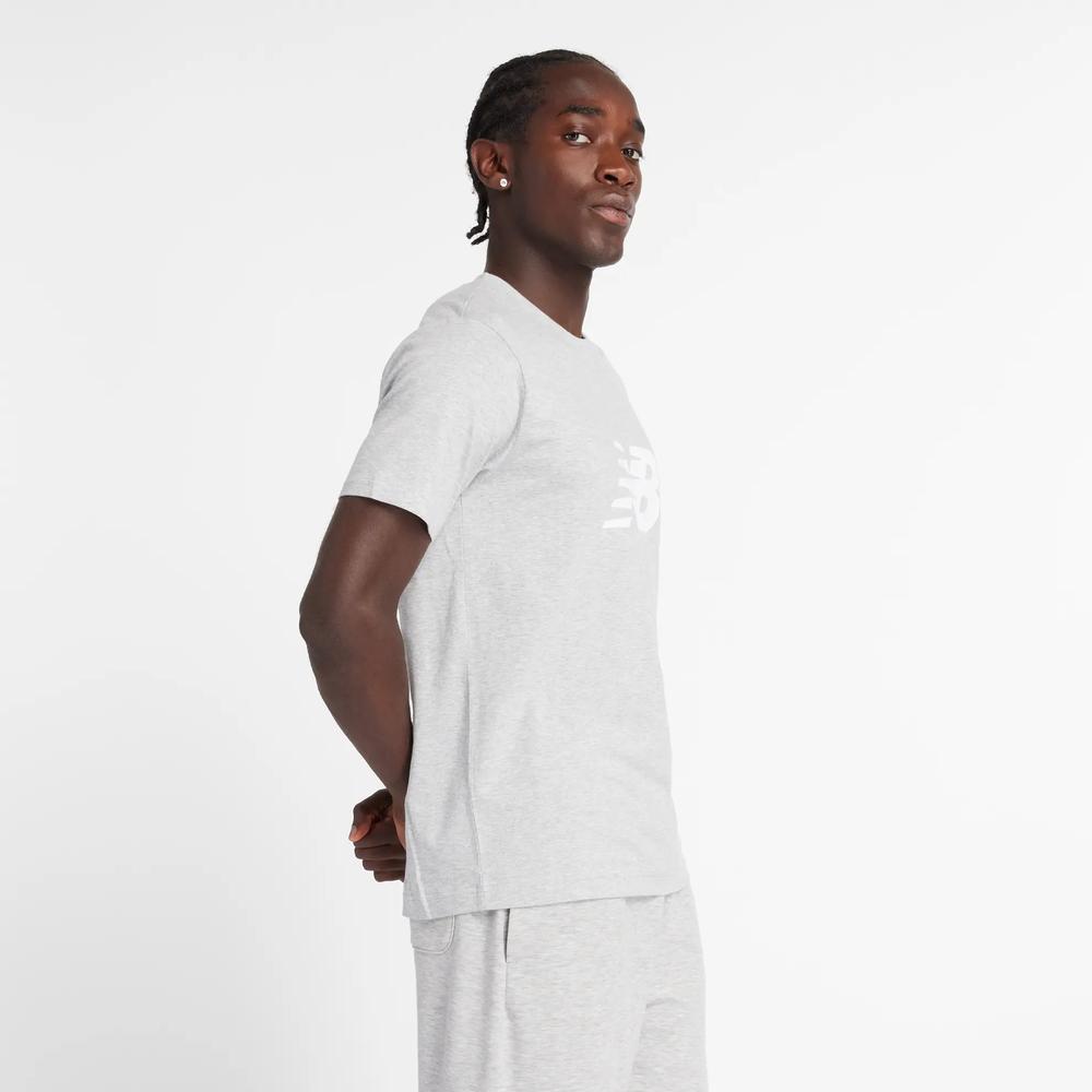 Pánské tričko New Balance MT43906AG - šedivé