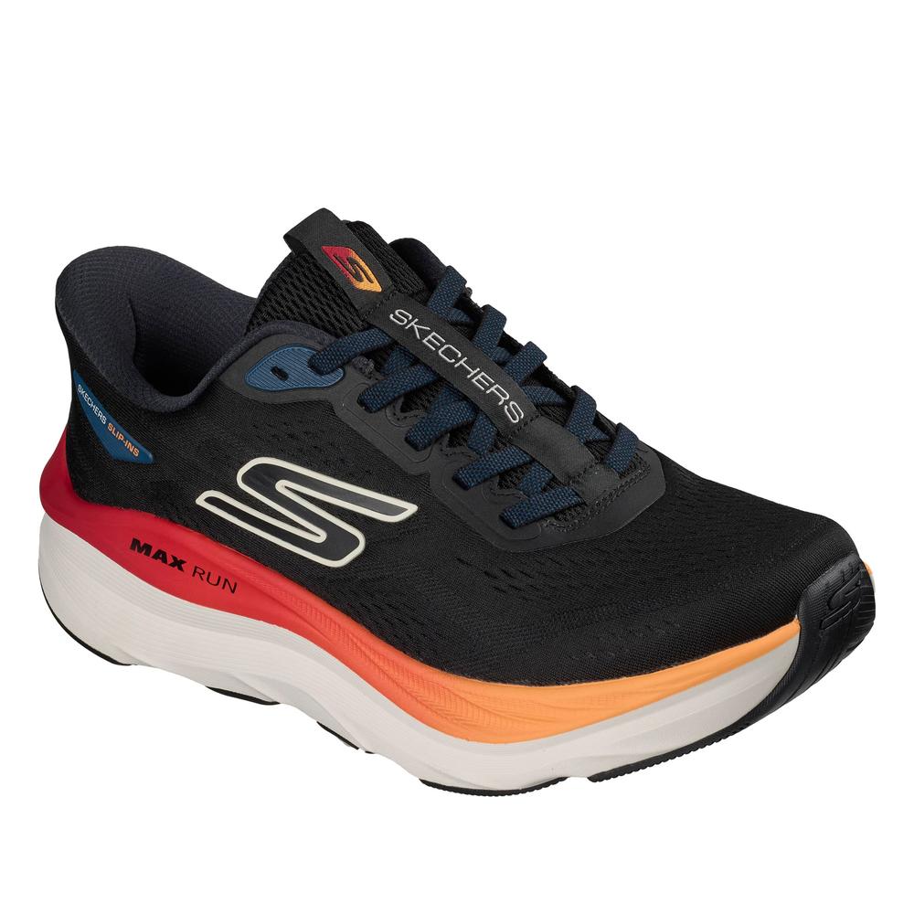 Boty pánské Skechers Slip-ins: Max Run 221000BKMT - černé