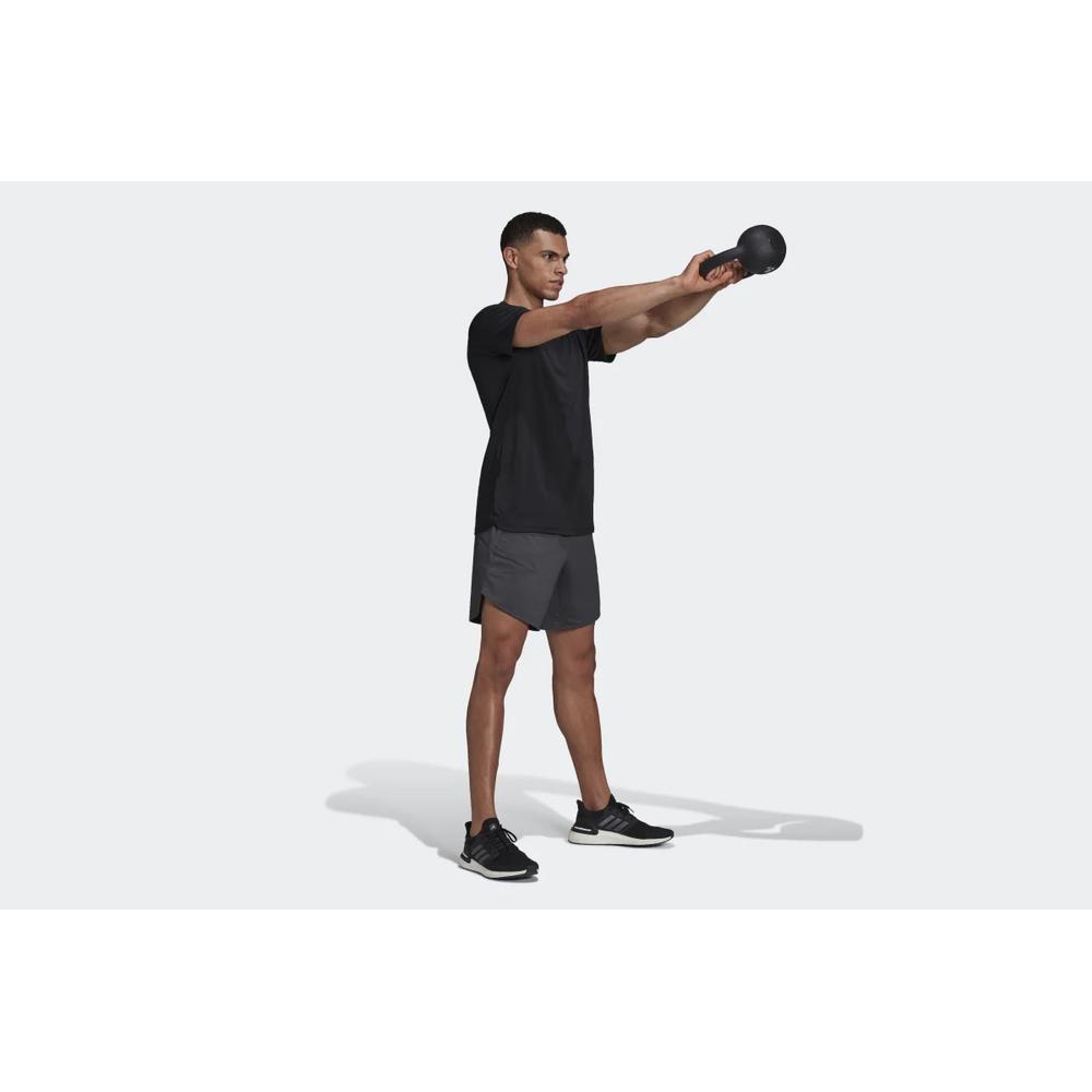 Krátké kalhoty adidas Designed 4 Training Heat.Rdy HIIT HC4215 - šedivé