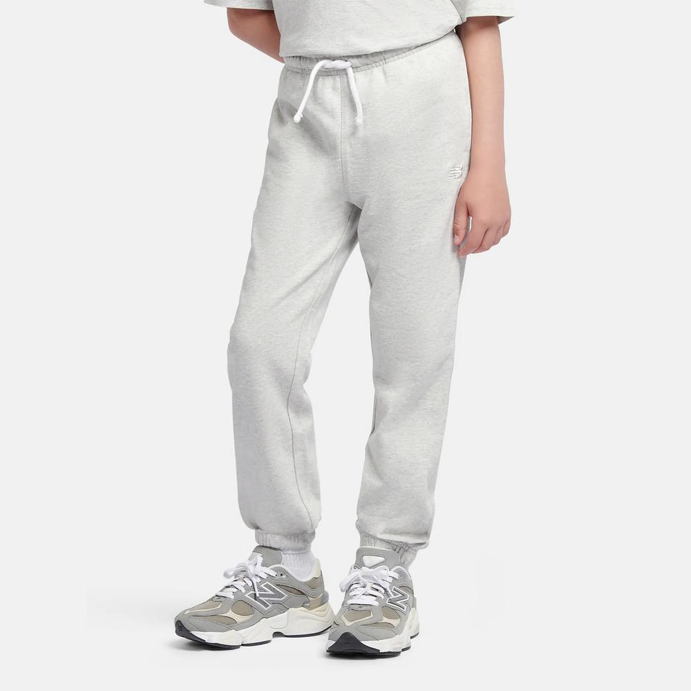 Dětské kalhoty New Balance LAKB0060AHH - šedivé