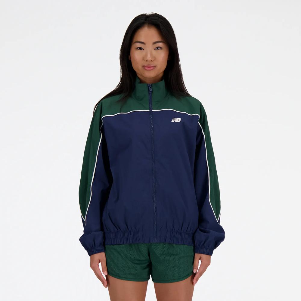 Bunda New Balance WJ41506NNY - tmavě modrě
