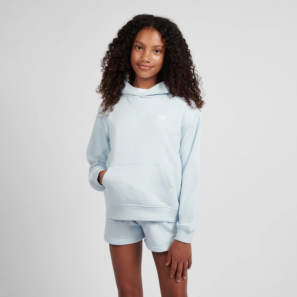 Dětské mikinaNew Balance LAKG0056FRL - modré