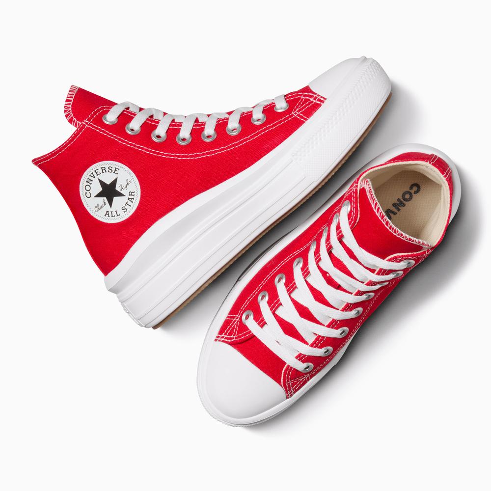 BotyConverse Chuck Taylor All Star Move A09073C - červené