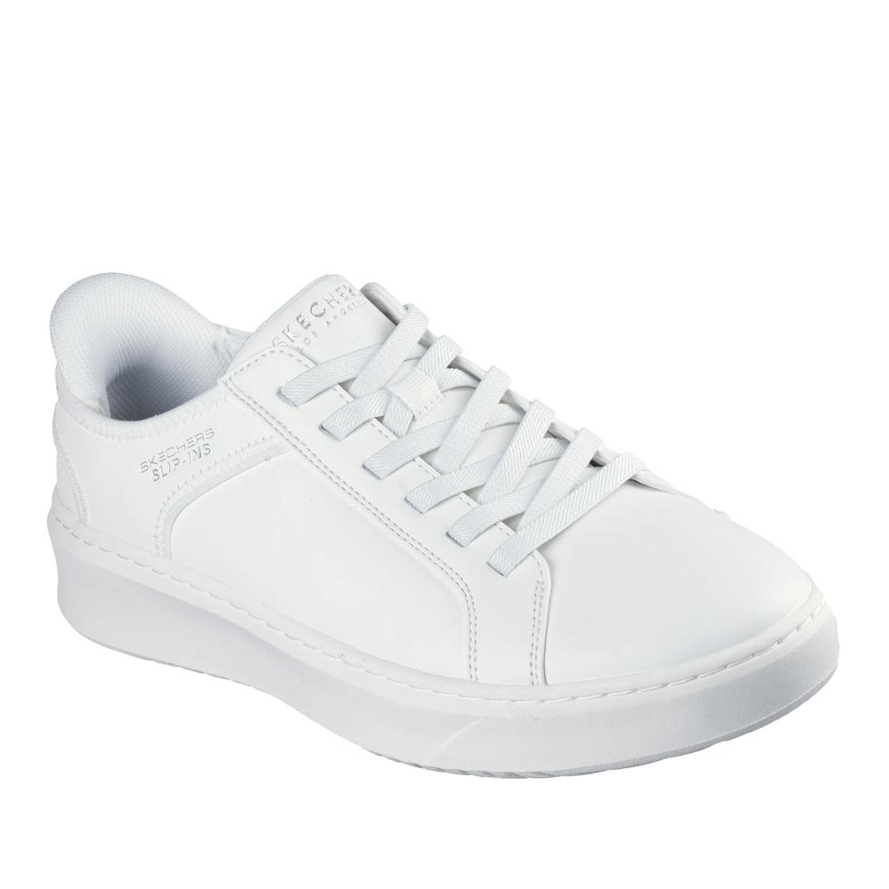 Boty Skechers Slip-ins: Court Break Double Vented 183177WHT - bílé