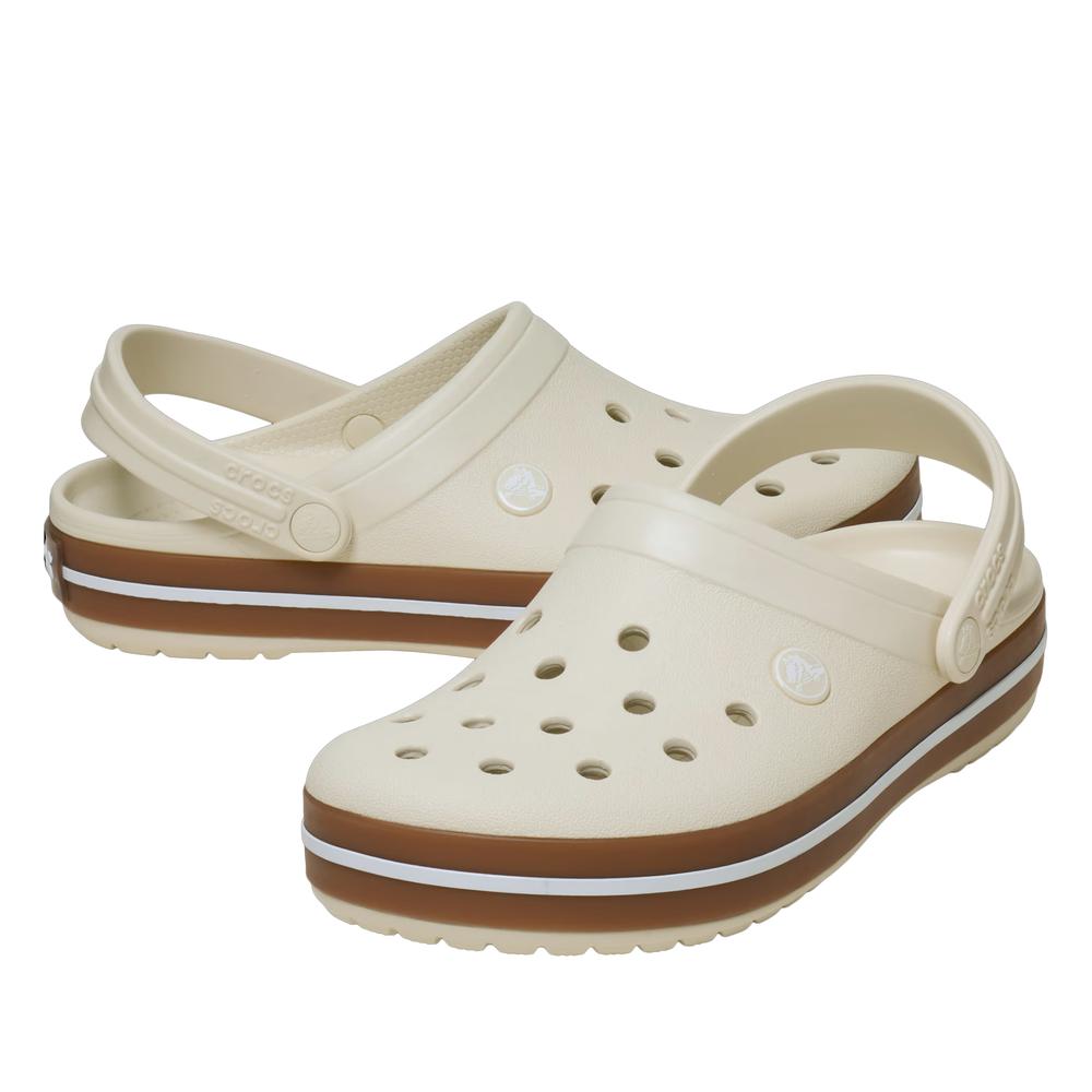 Žabky pánské Crocs Crocband Gum Clog 212756-2MD - bílé