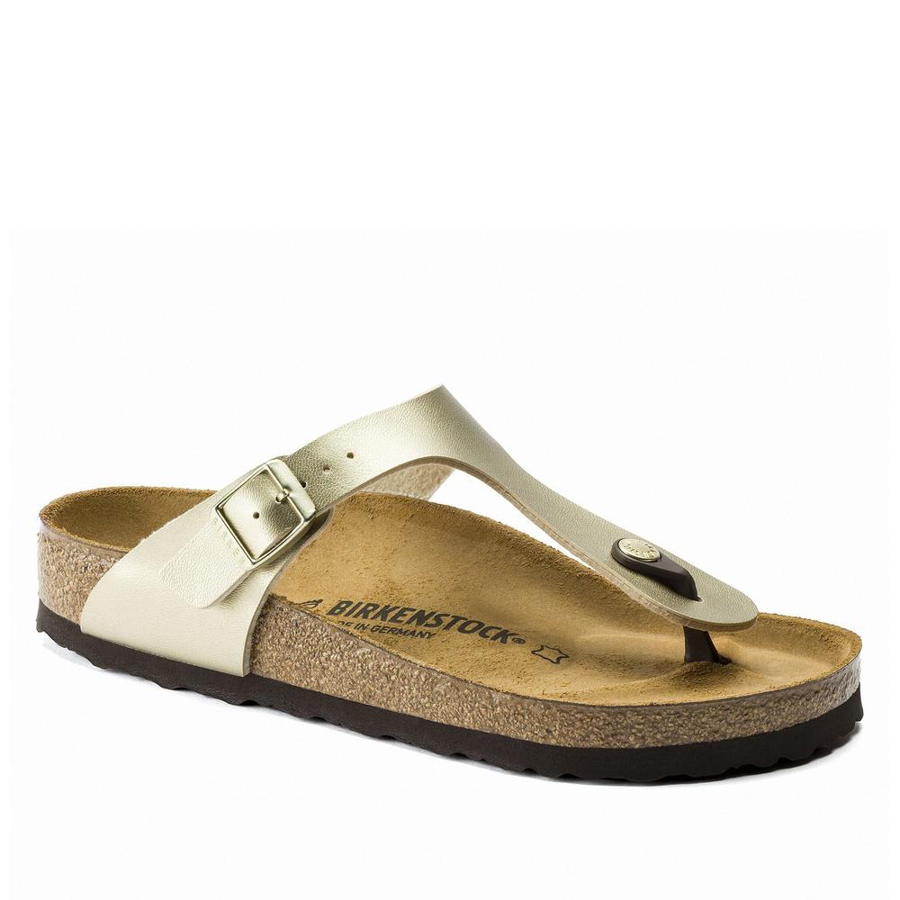 Žabky Birkenstock Gizeh 1016109 - žlaté