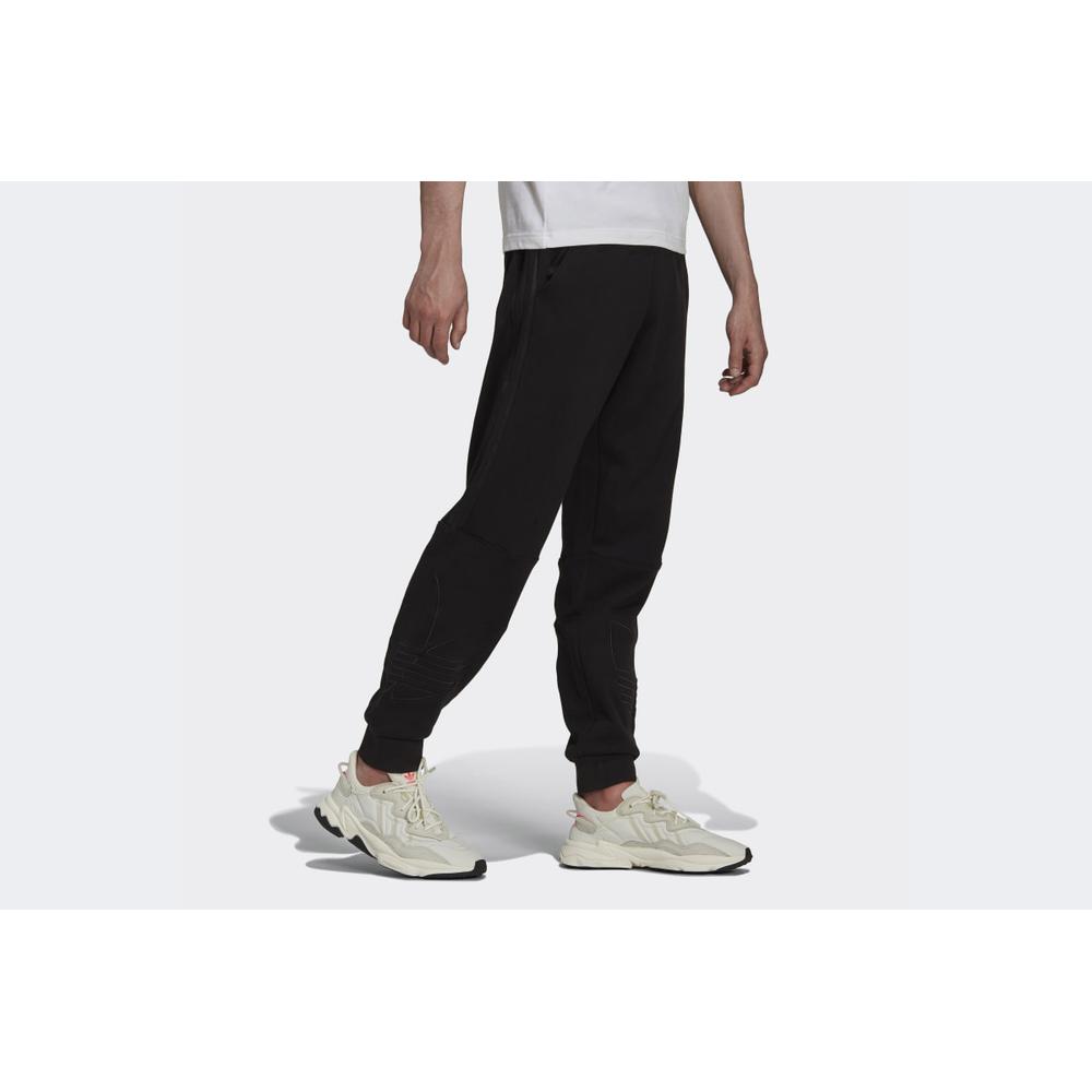 Kalhoty adidas Originals Graphics Tricolor H13452 - černé
