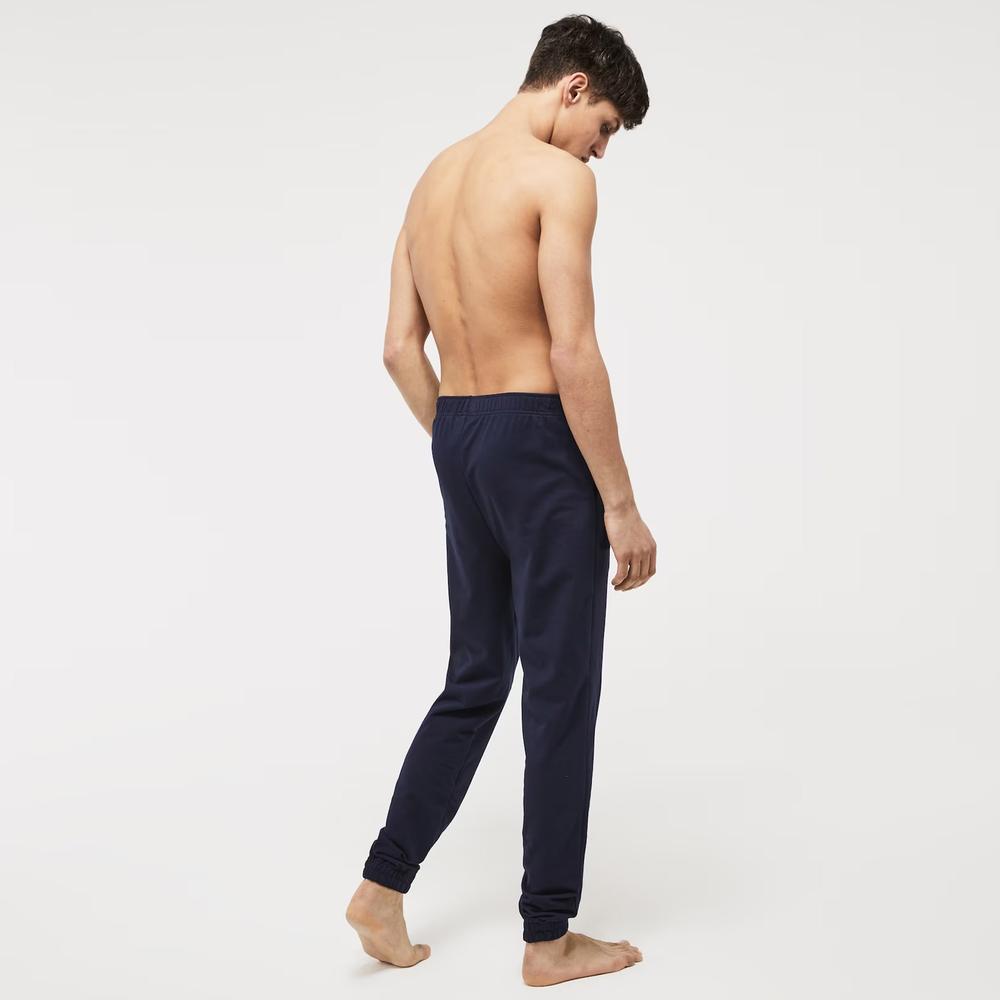 Kalhoty Lacoste Loungewear Shell 3H5422-423 - tmavě modrě