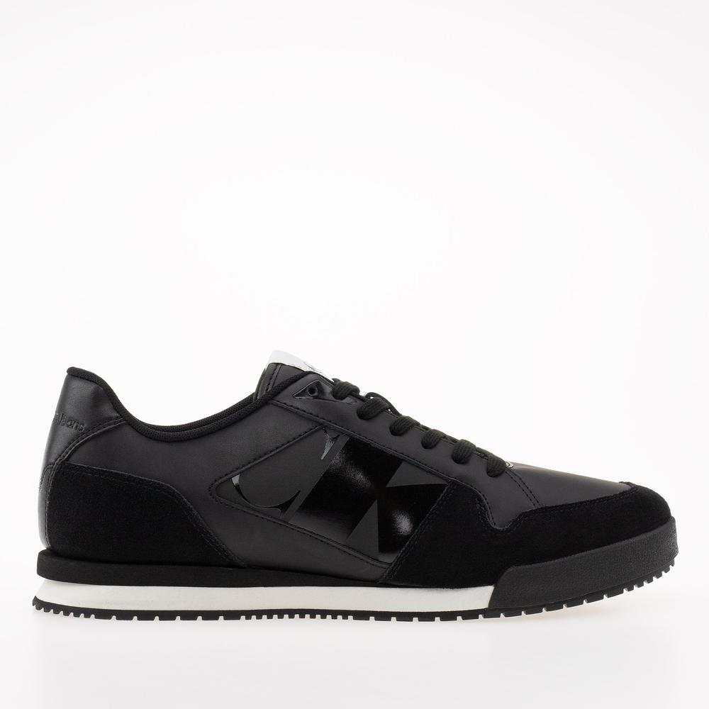 Boty Calvin Klein Low Profile Runner Mod Vint YM0YM00695-BEH - černé