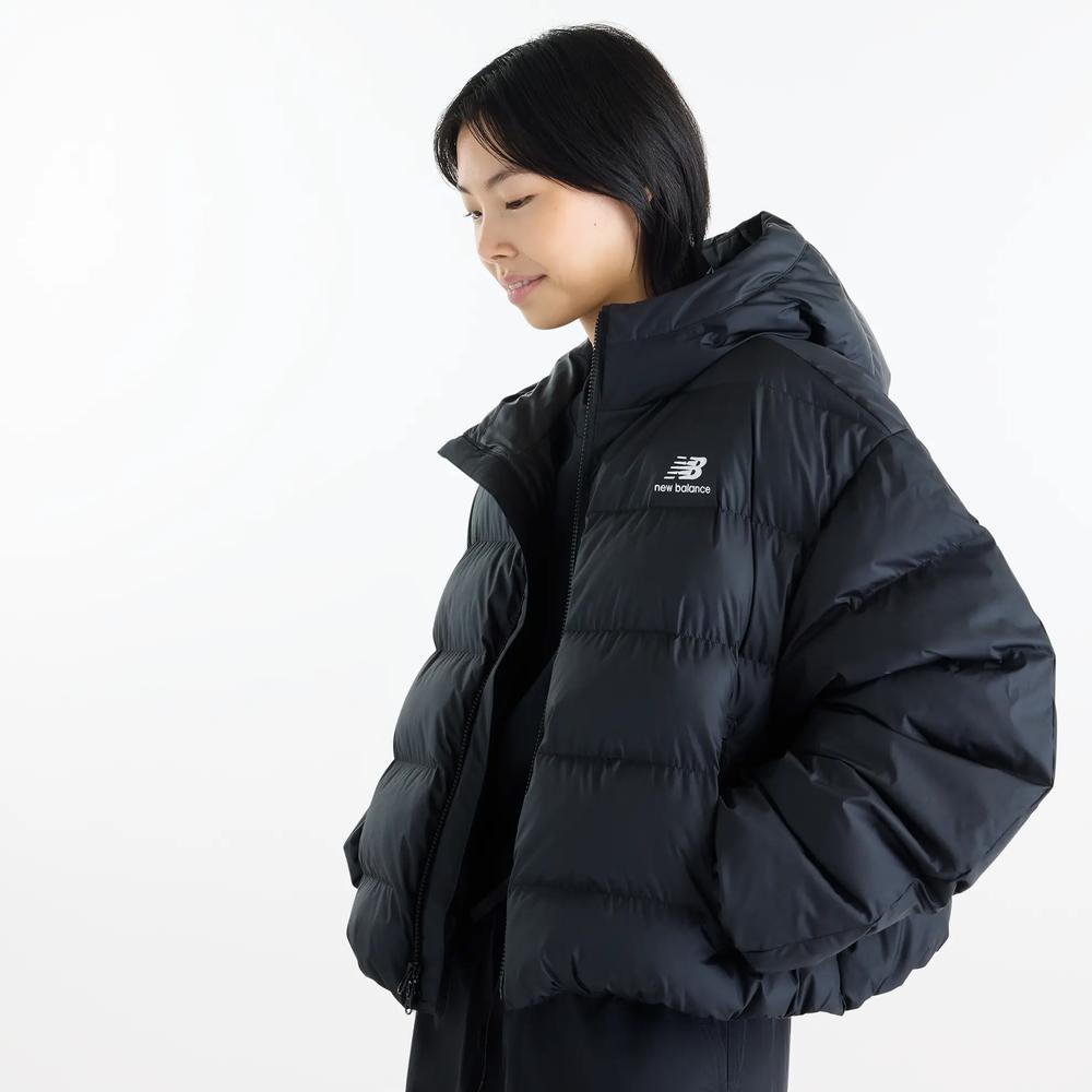 Dámská bunda New Balance Boston Puffer WJ62V5SNBK - černé