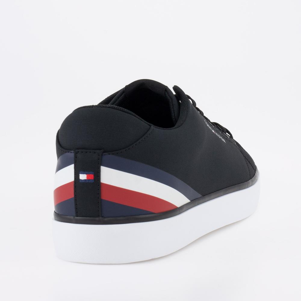 Boty Tommy Hilfiger HI Vulc Core Low Stripes FM0FM04735-BDS - černé
