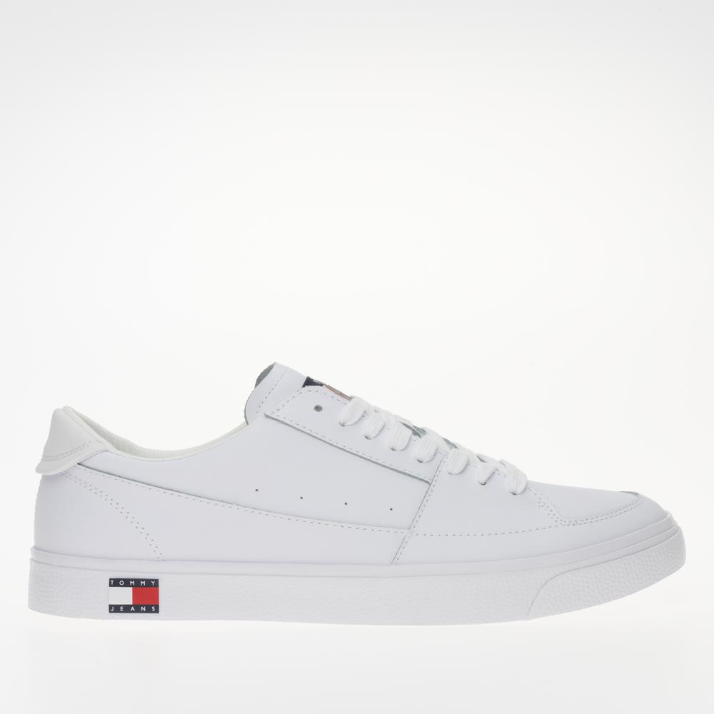 Boty Tommy Jeans Vulcanized Essential EM0EM01398-YBS - bílé