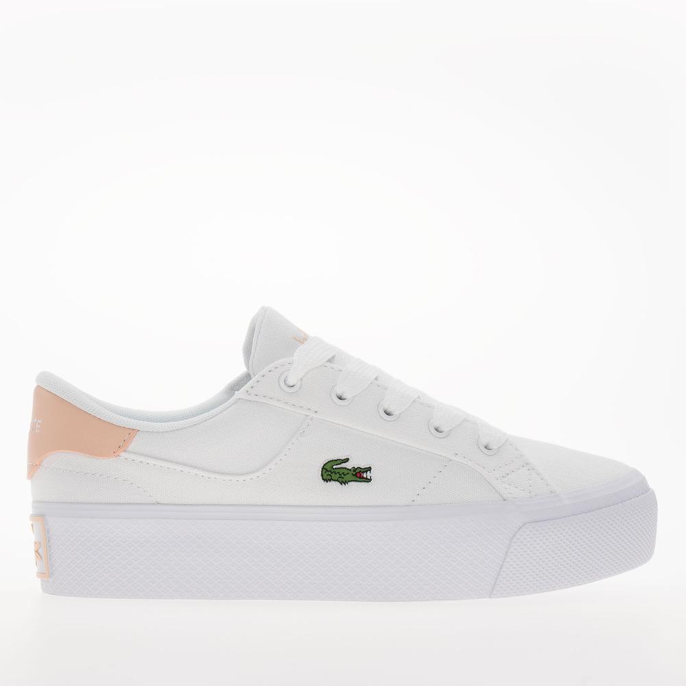 Boty Lacoste Ziane Platform 125 1 CFA 749CFA0017-1Y9 - bílé