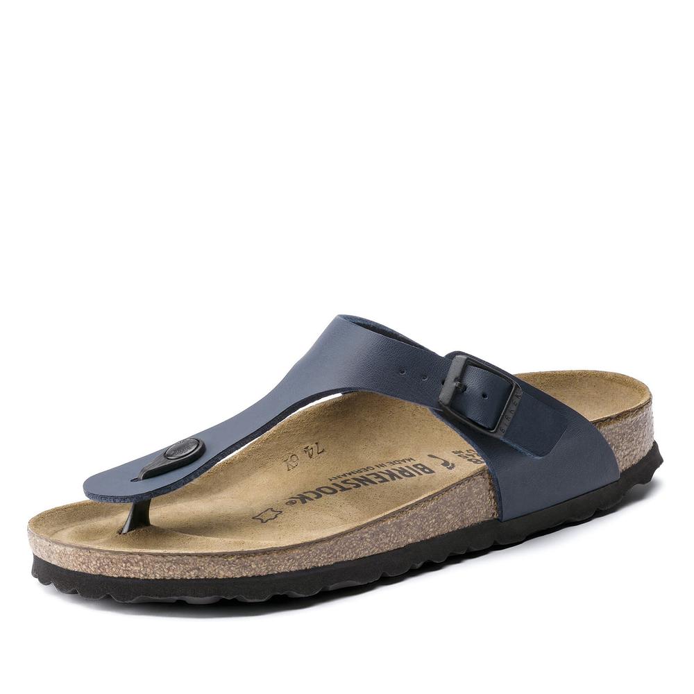 Žabky unisex Birkenstock Gizeh 143621 - tmavě modrě