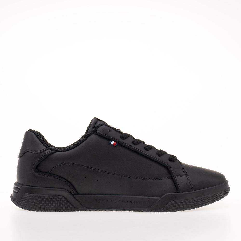 Boty Tommy Hilfiger Lo Cup Lth FM0FM04827-BDS - černé
