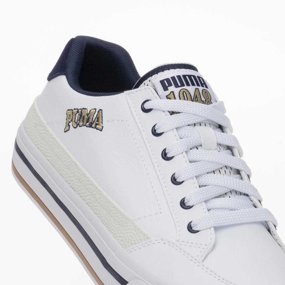 Boty Puma Court Classic Vulc Retro Club 39508901 - bílé