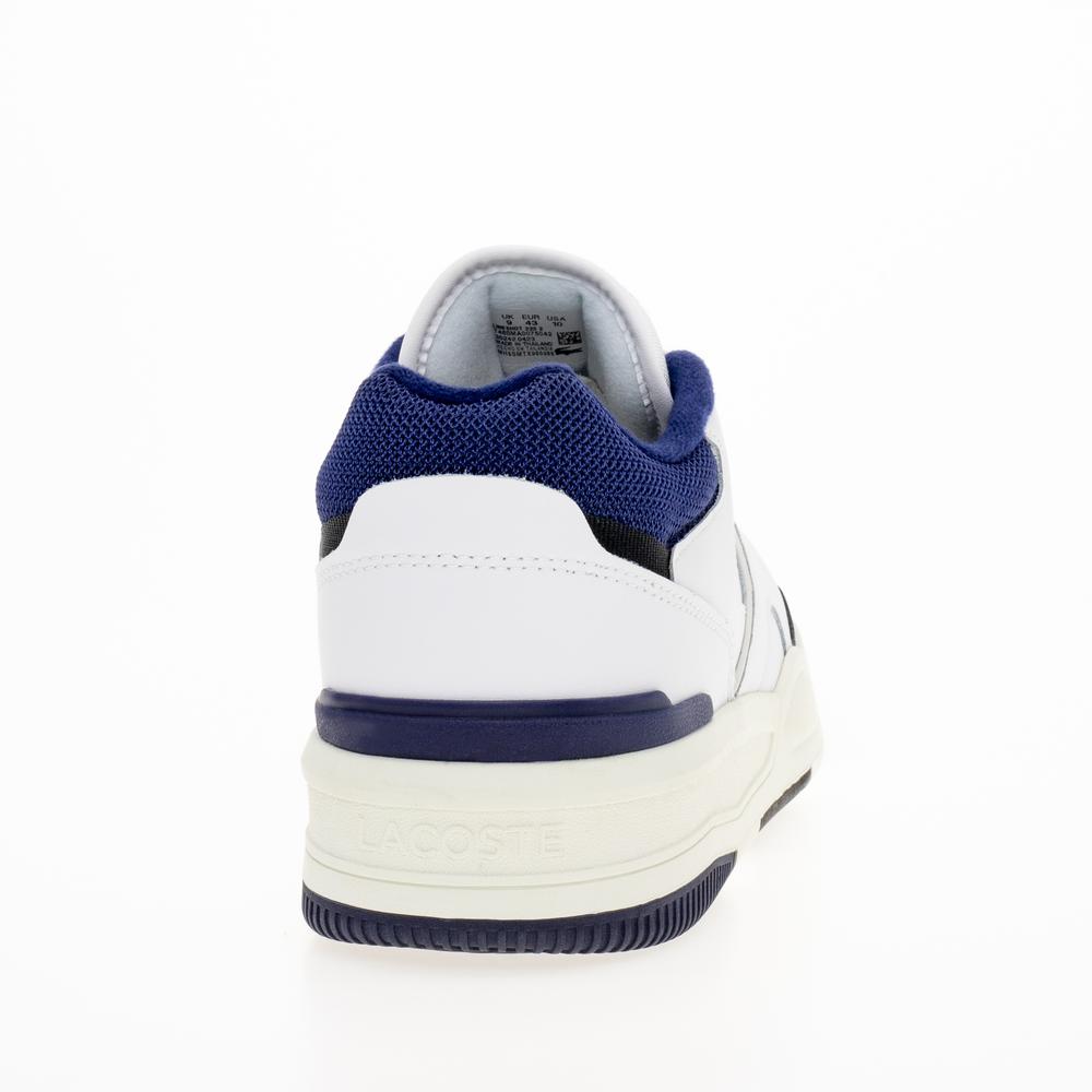 Boty Lacoste Lineshot Mesh Collar Leather Trainers 746SMA0075-042 - bílá