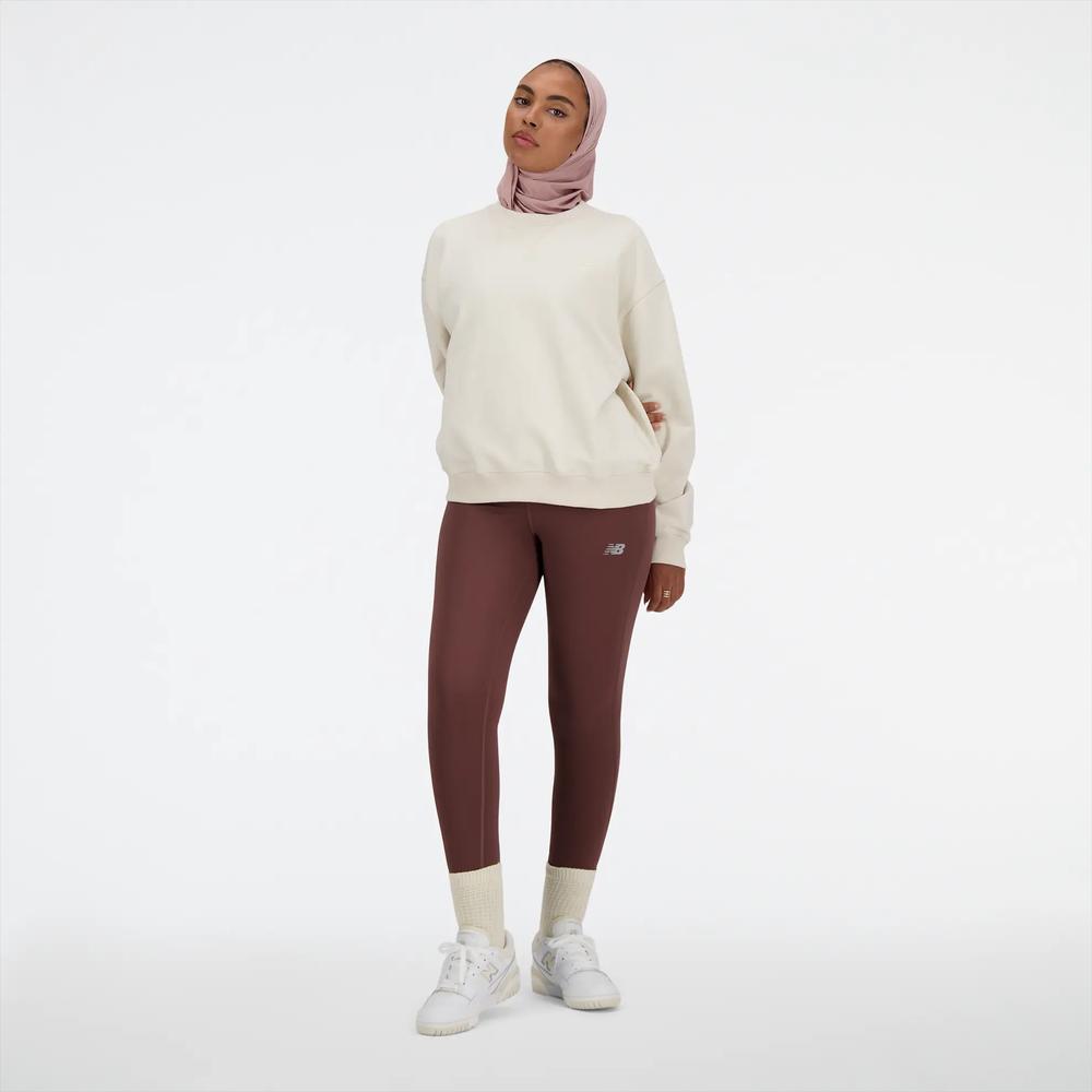 Dámská mikina New Balance WT41500LIN - béžové