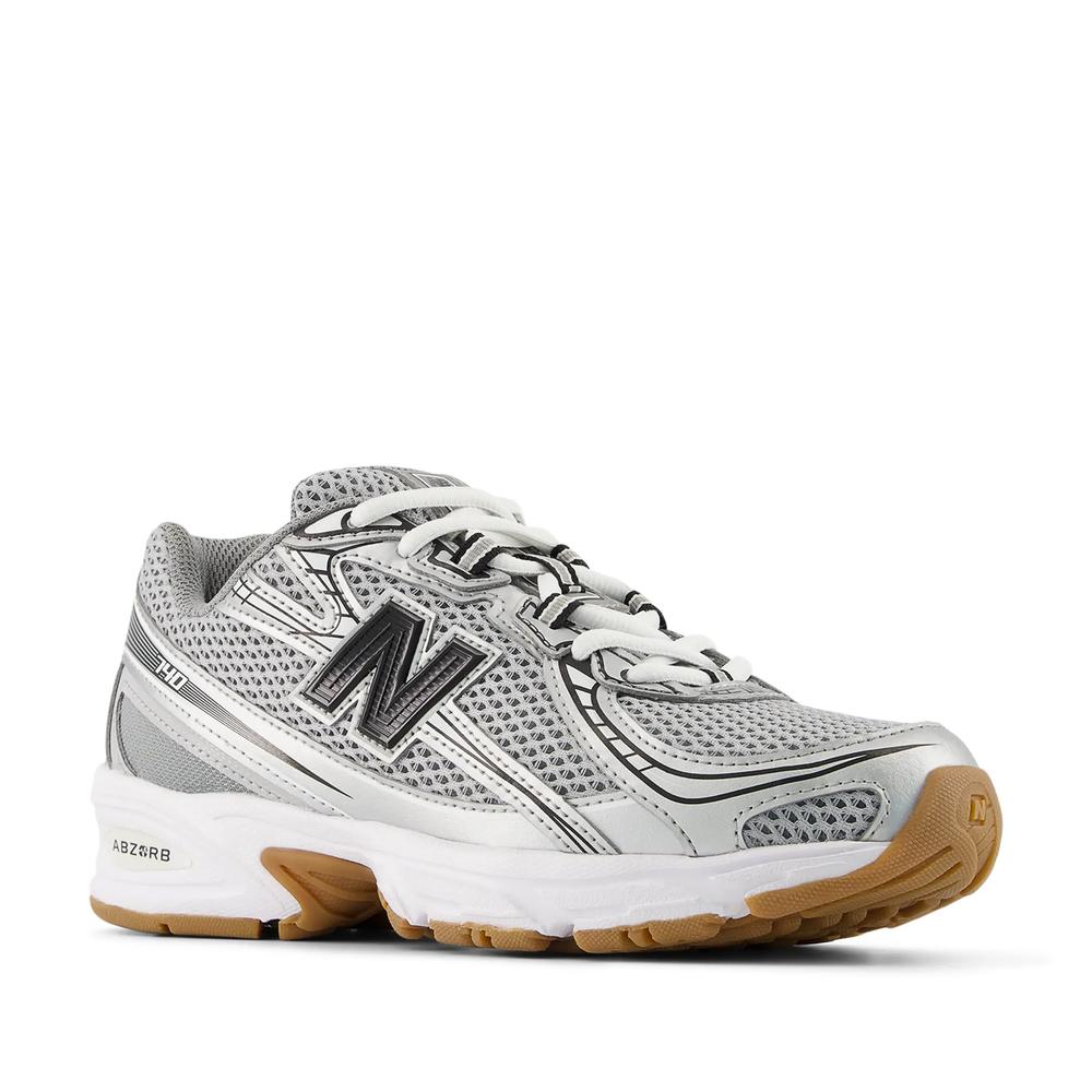 Dětské boty New Balance GR740GB - šedivé