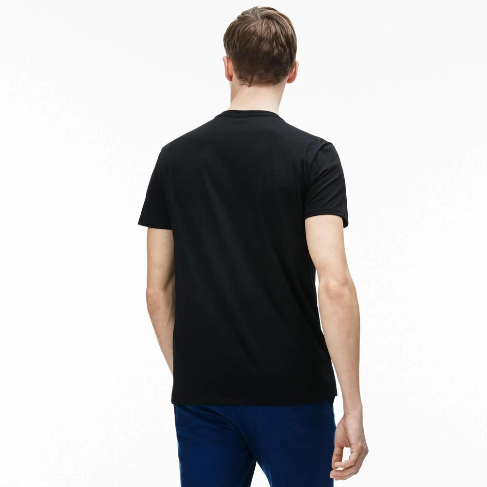 Tričko Lacoste Crew Neck Pime Cotton Jersey TH6709-031 - černé
