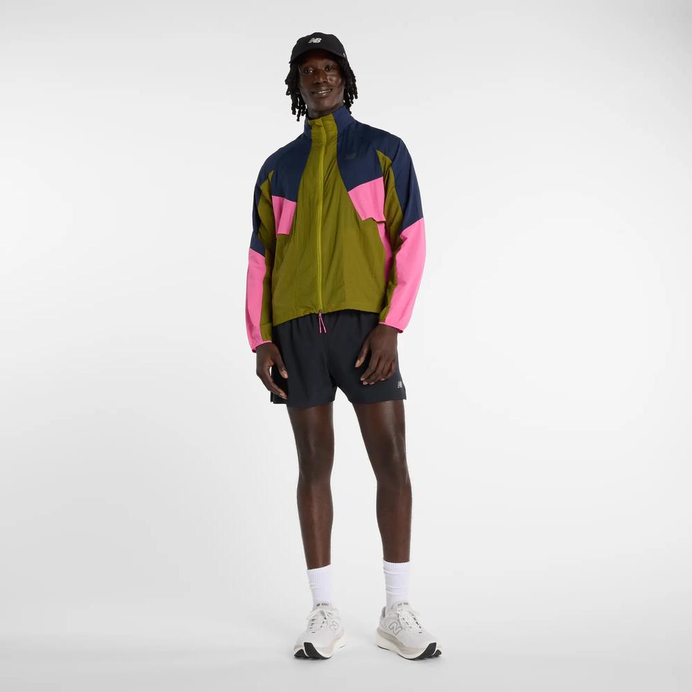 Pánská bunda New Balance MJ61U1I9AAN - zelené