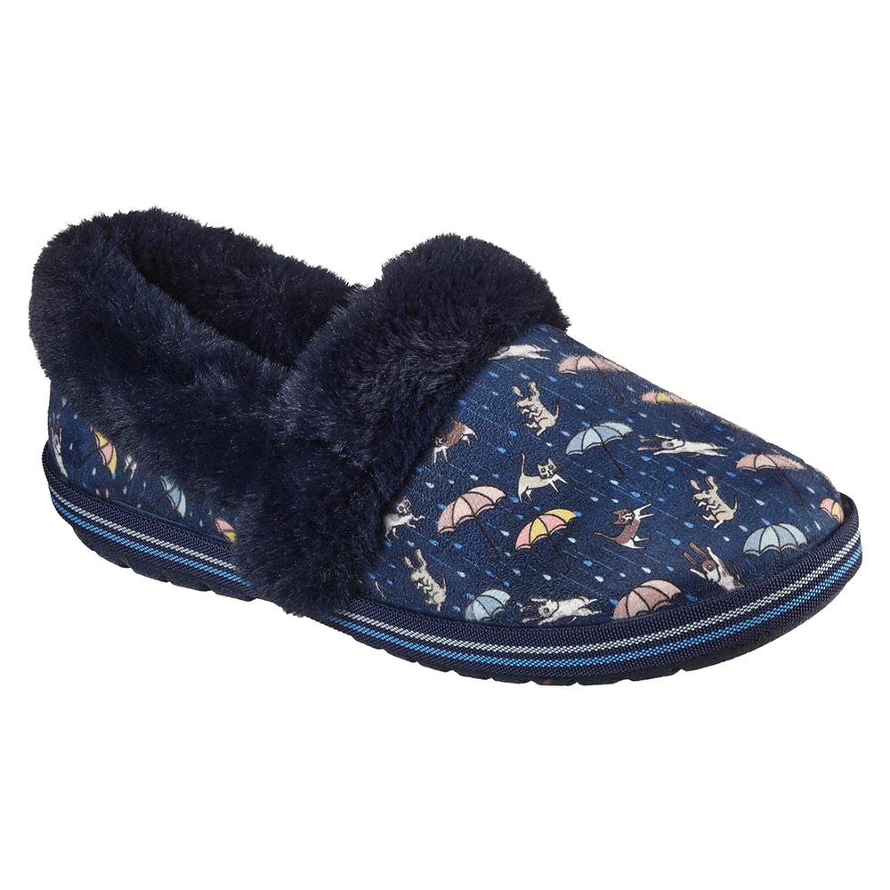 Bačkory Skechers Bobs Too Cozy Movie Night 113486NVMT - tmavě modrě