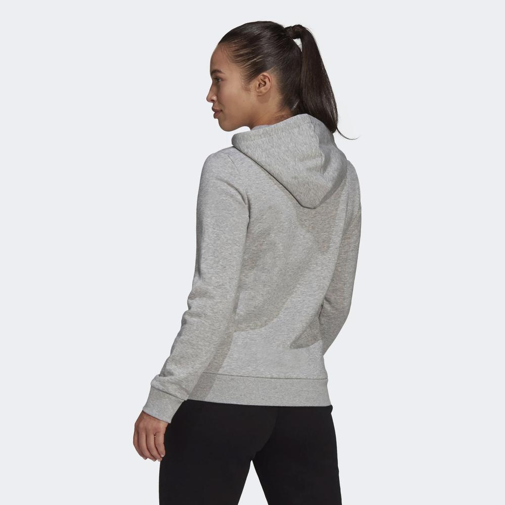Mikina adidas Loungewear Essentials Logo Fleece Hoodie GL0719 - šedivé