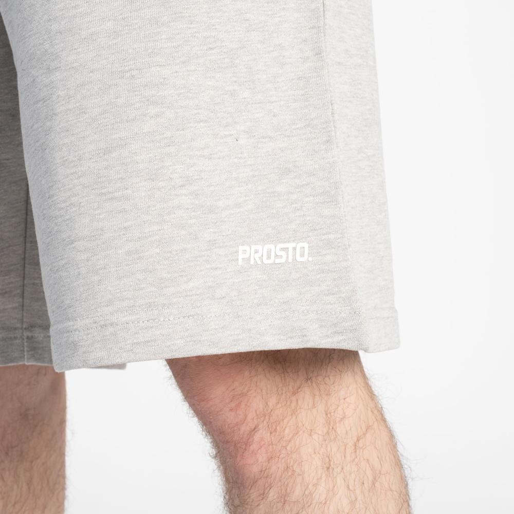 Krátké kalhoty pánské Prosto Sweat Shorts Myst KL251MPAN6022 - šedivé