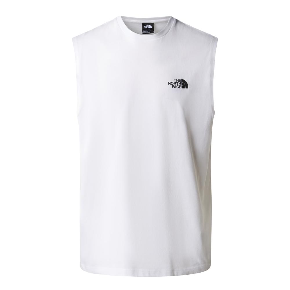 Tričko The North Face Simple Dome Tank 0A87R3FN41 - bílé