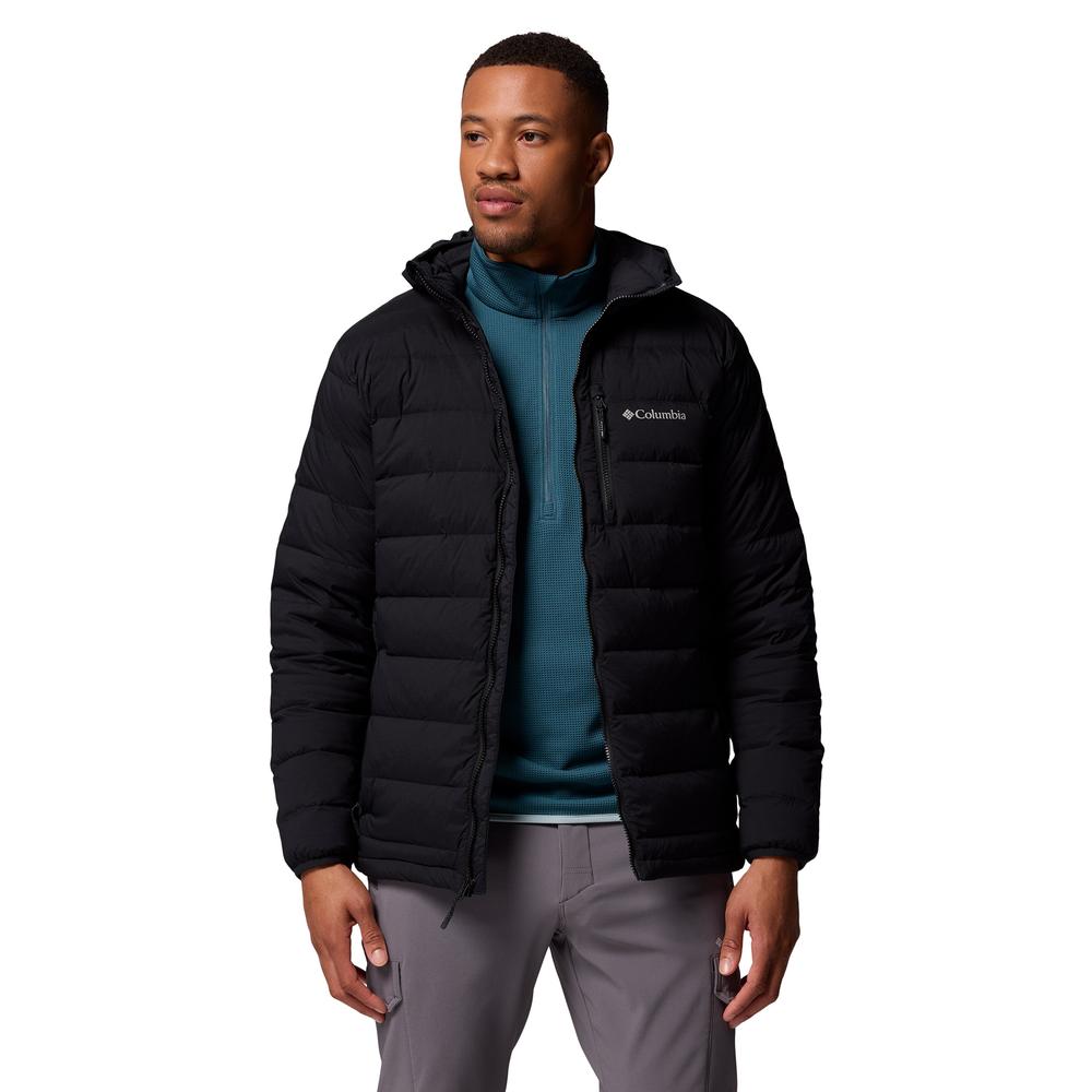 Pánská bunda Columbia Peak Down Hooded 2133972010 - černé