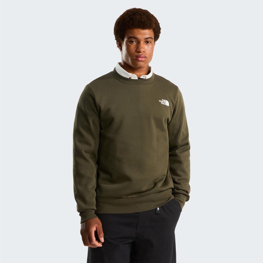 Mikina pánské The North Face Simple Dome Crew 0A89FB21L1 - zelené