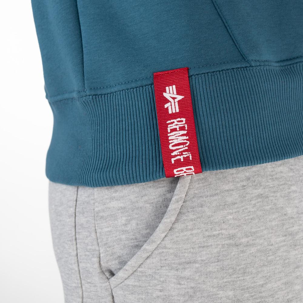 Mikina Alpha Industries Basic Hoody Small Logo 196318678 - modré