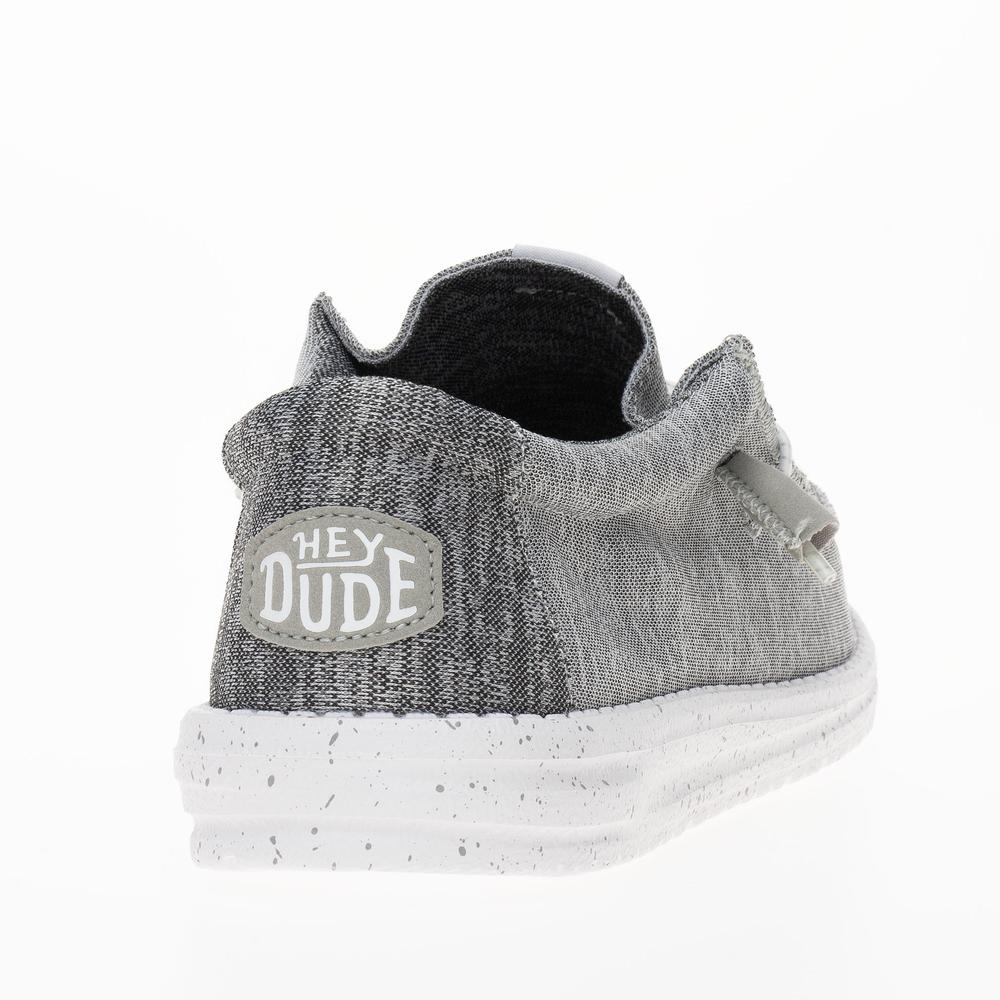 Boty Hey Dude Wally Sport Knit 40536-030 - šedivé