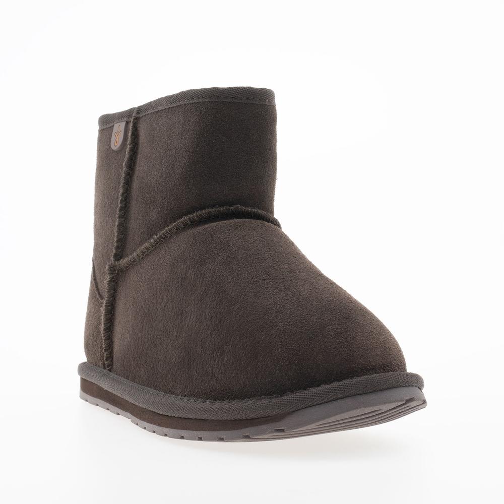 Dětské boty Emu Australia Wallaby Mini K10103CHOC - hnědé