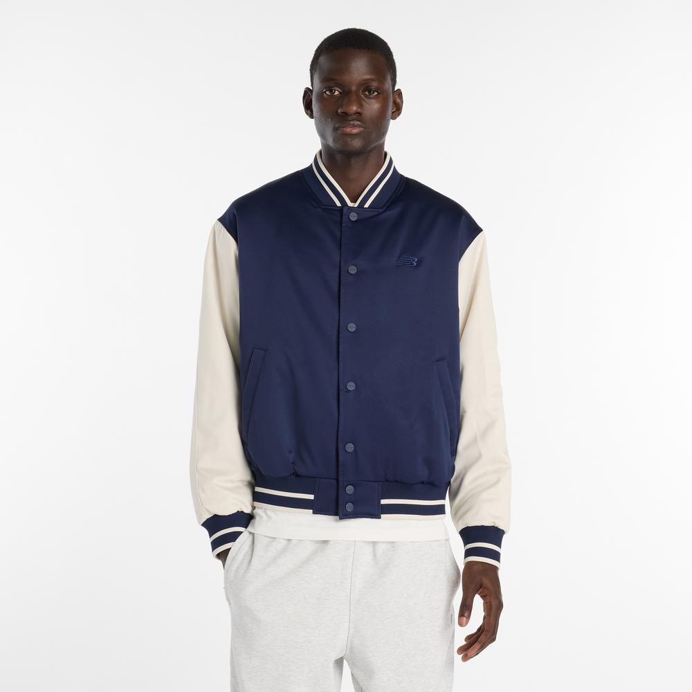 Pánská bunda New Balance MJ6102R7TNV - tmavě modrě