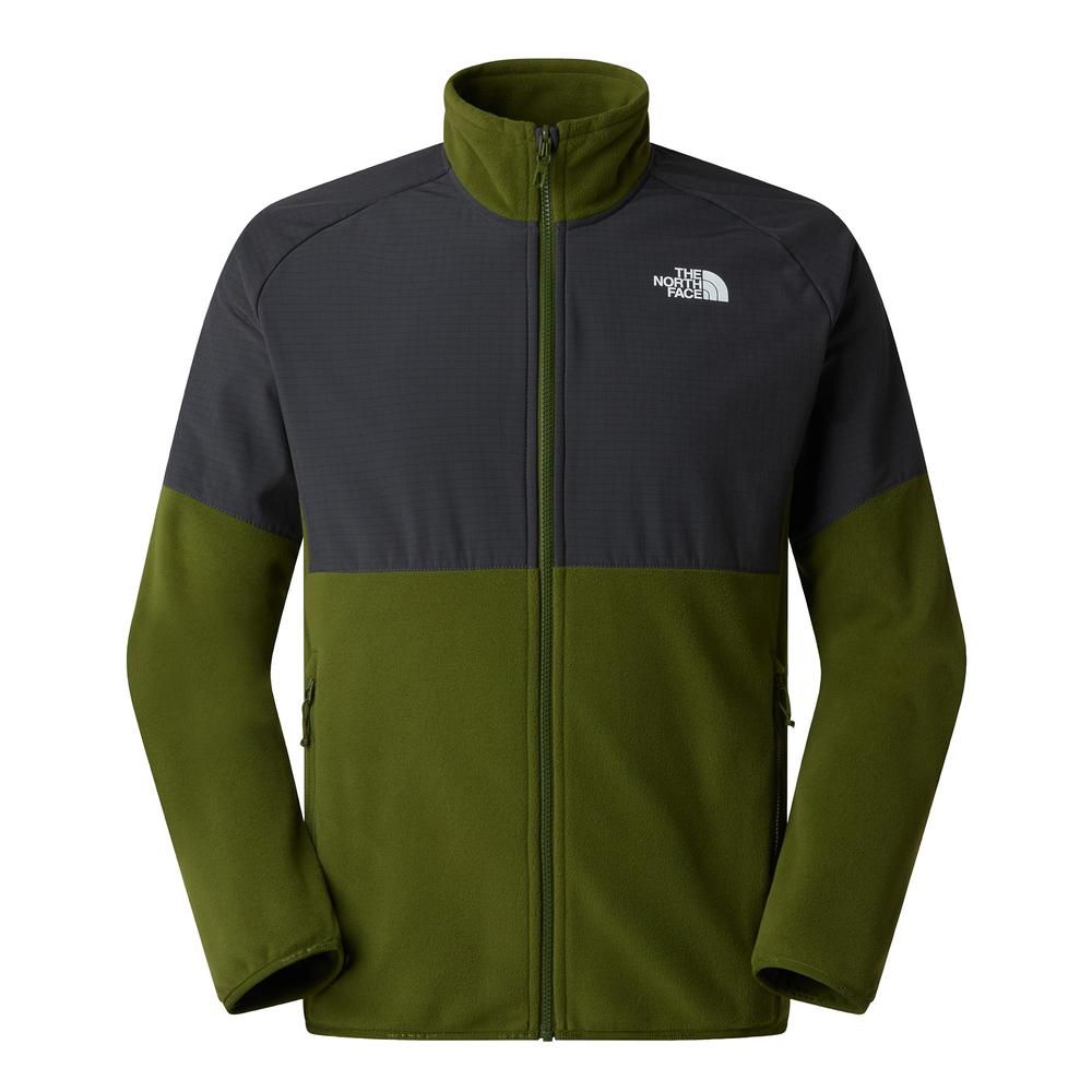 Pánská mikina The North Face 100 Glacier Heavyweight Full-Zip Fleece 0A89JGM6D1 - zelené