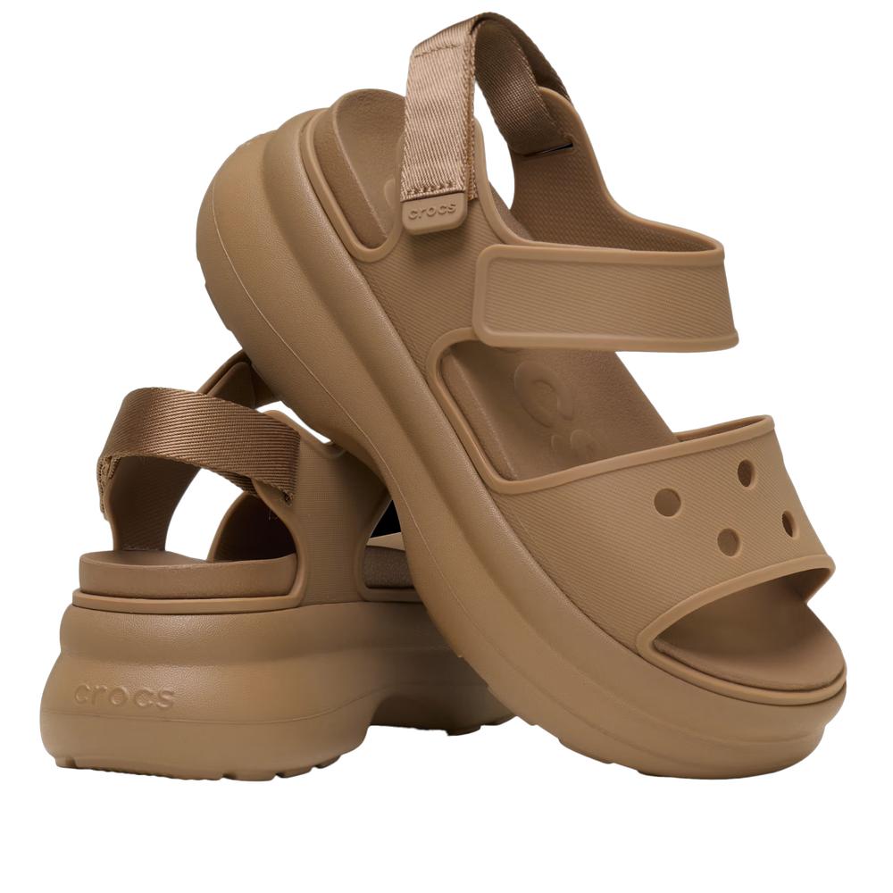 Dámské sandále Crocs Soho Y-Strap 211755-2EY - hnědé