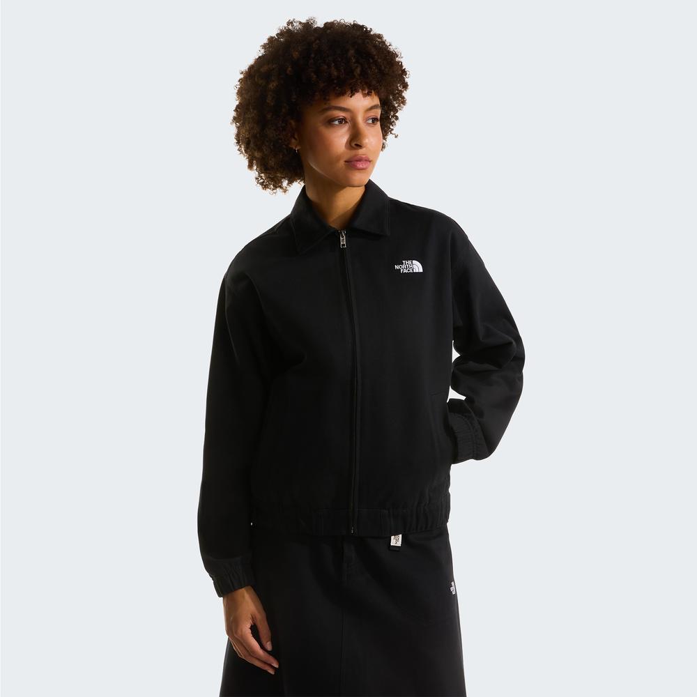 Dámská bunda The North Face Twill Collared 0A8G9DJK31 - černé