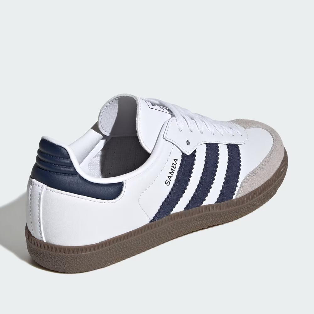 Dětské boty adidas Originals Samba OG J KK3557 - bílé