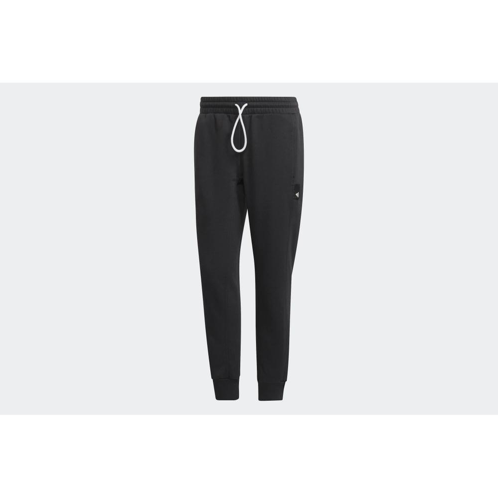 Sportovní tepláky adidas Sportswear Studio Lounge Fleece HE0421 - černé