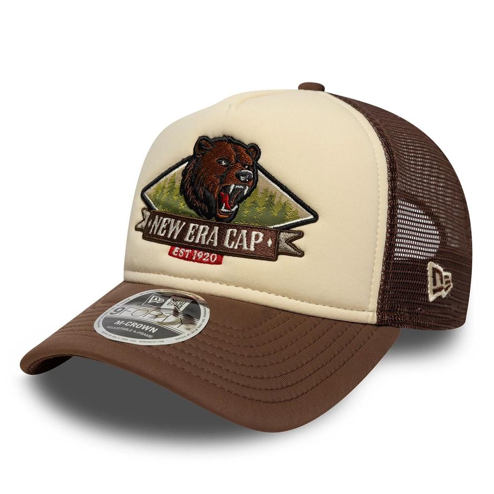 Čepice pánské New Era Graphic 9FORTY M-Crown A-Frame Trucker 60771806 - hnědé