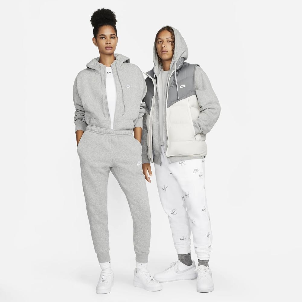 Mikina Nike Nsw Club Hoodie Fz BV2645-063 - šedivé