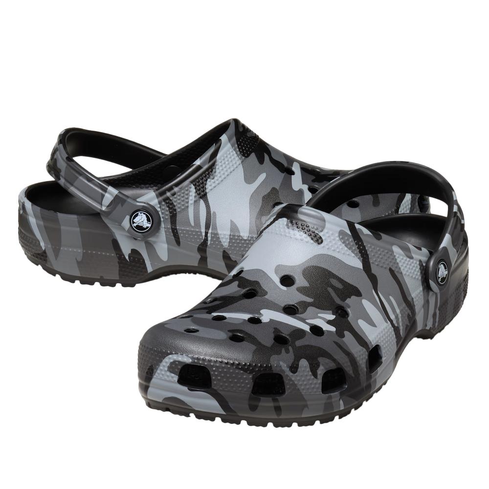 Pánské Žabky Crocs Classic Camouflage Clog 211936-0DD - šedivé