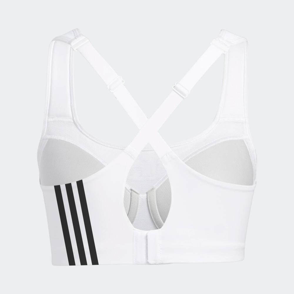 Sportovní podprsenka adidas TLRD Impact Training High-Support HC5399 - bílé
