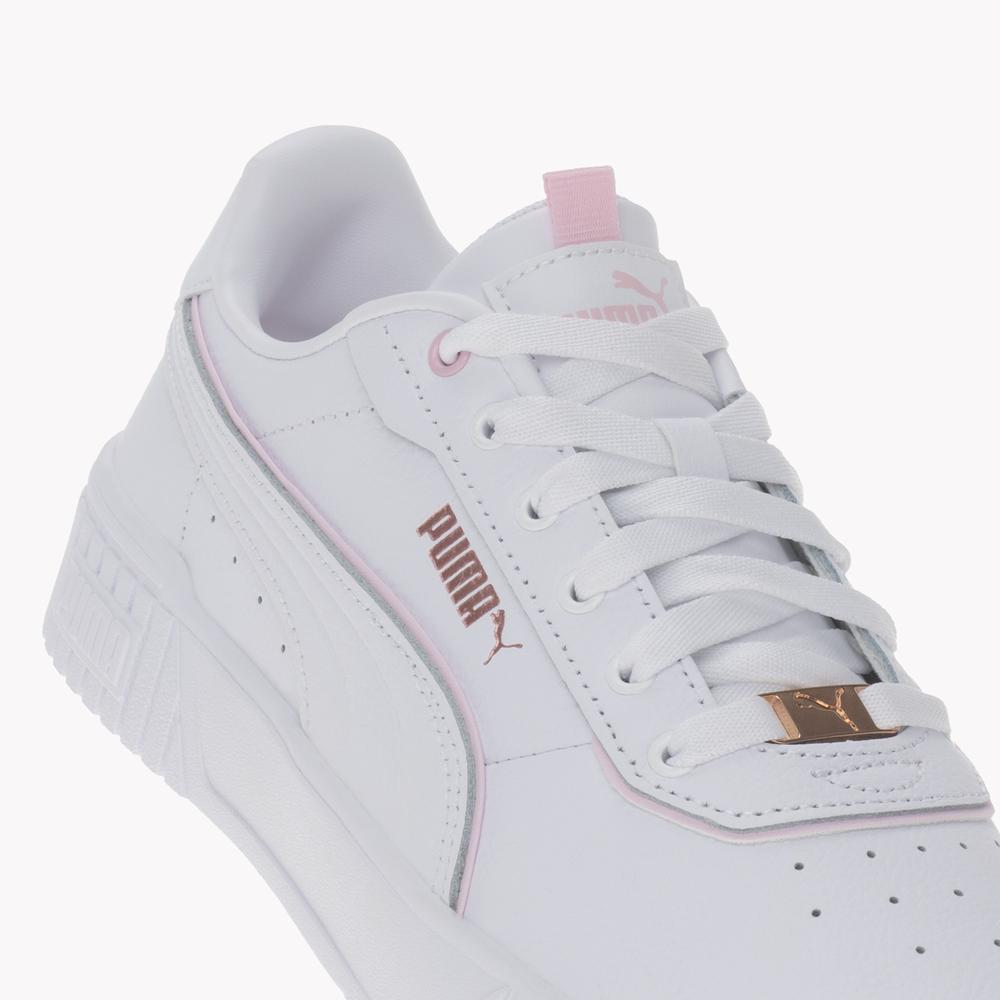 Boty Puma Carina 2.0 Lux 39501705 - bílé