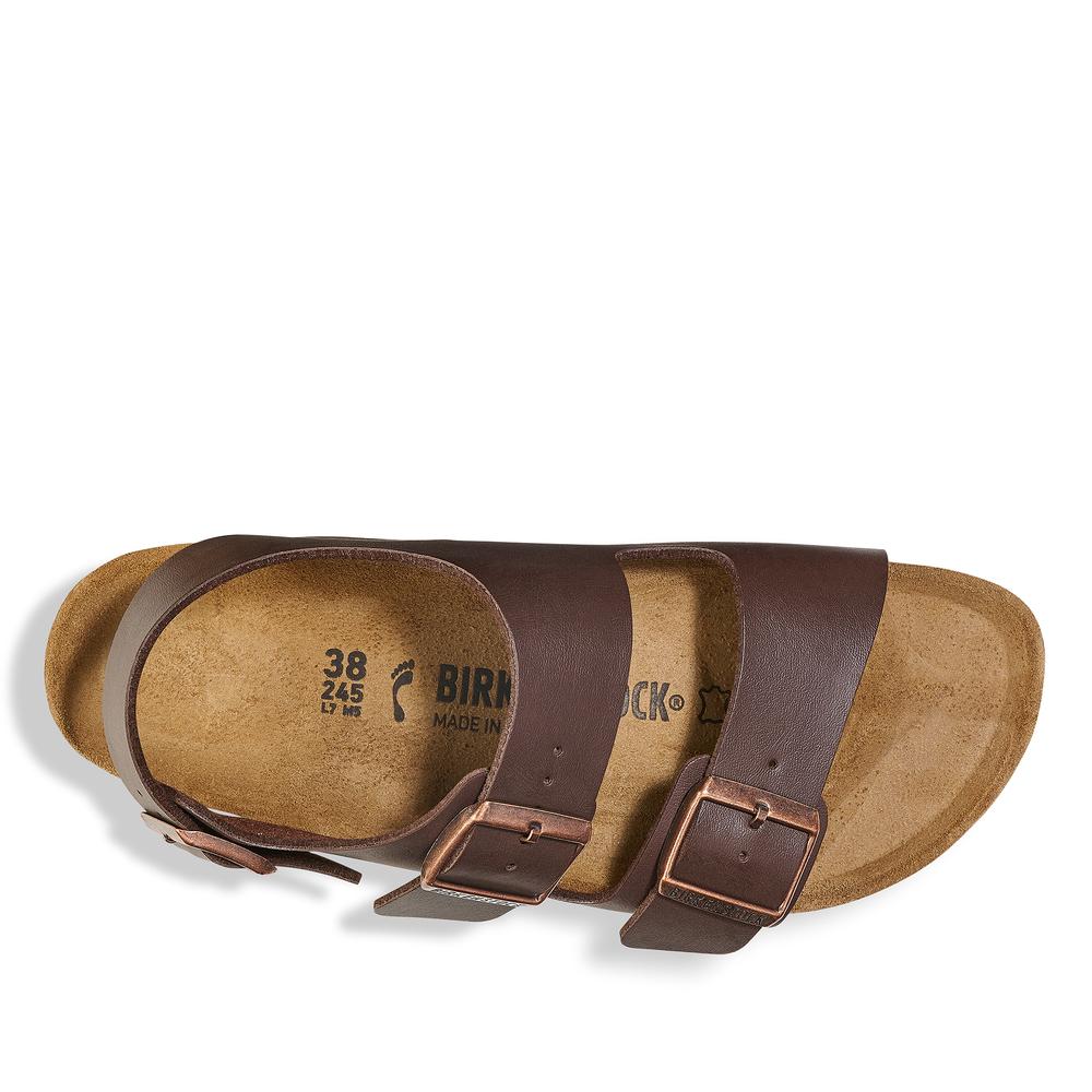 Pánské Žabky Birkenstock Milano BF 34701 - hnědé